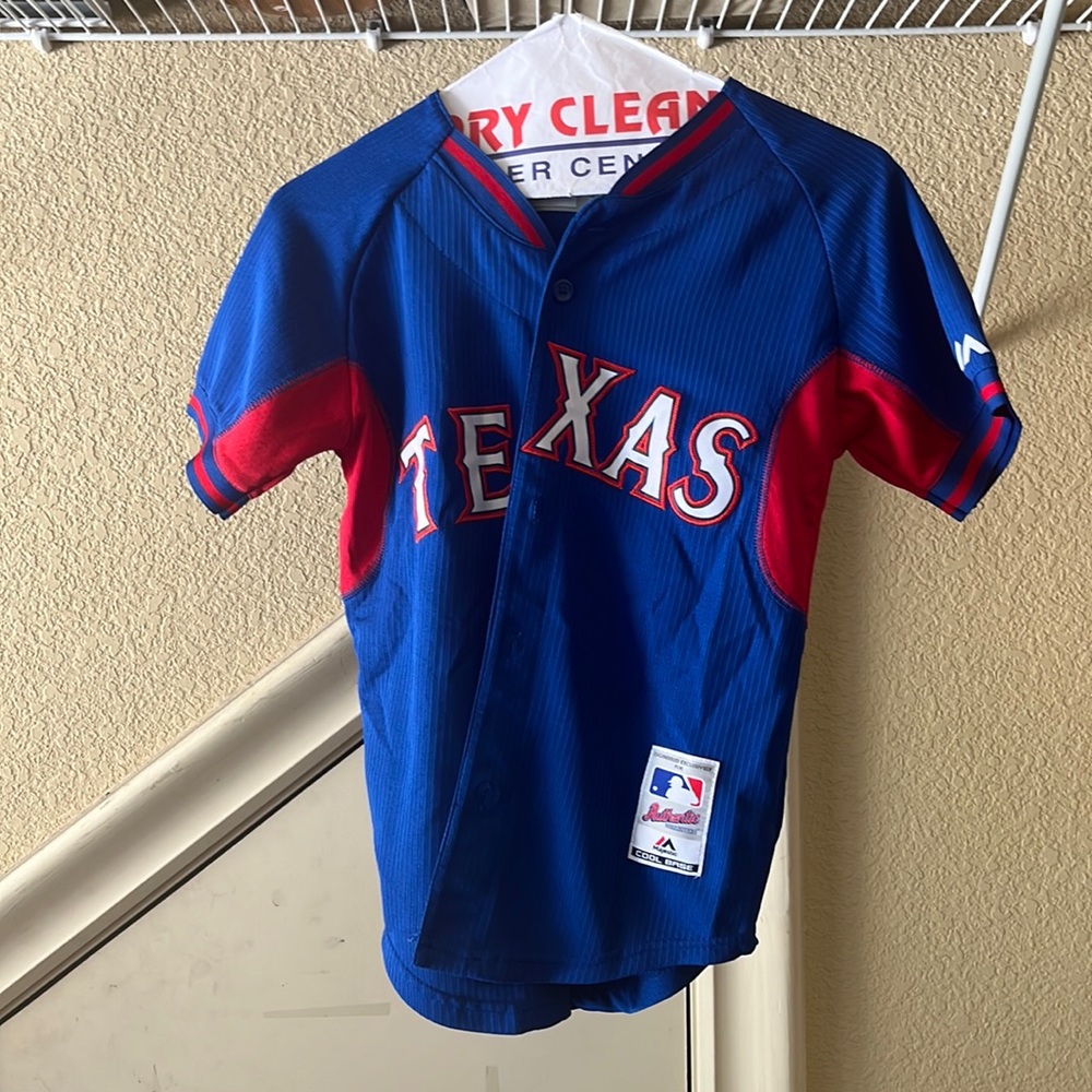Kids Texas Rangers Jersey- Size Youth Small